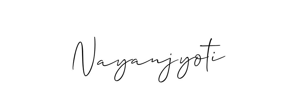 Best and Professional Signature Style for Nayanjyoti. Allison_Script Best Signature Style Collection. Nayanjyoti signature style 2 images and pictures png