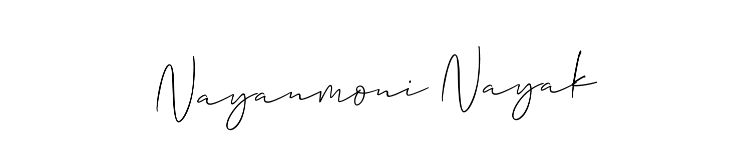 Also You can easily find your signature by using the search form. We will create Nayanmoni Nayak name handwritten signature images for you free of cost using Allison_Script sign style. Nayanmoni Nayak signature style 2 images and pictures png