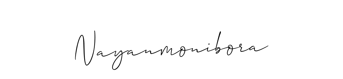 Make a beautiful signature design for name Nayanmonibora. Use this online signature maker to create a handwritten signature for free. Nayanmonibora signature style 2 images and pictures png