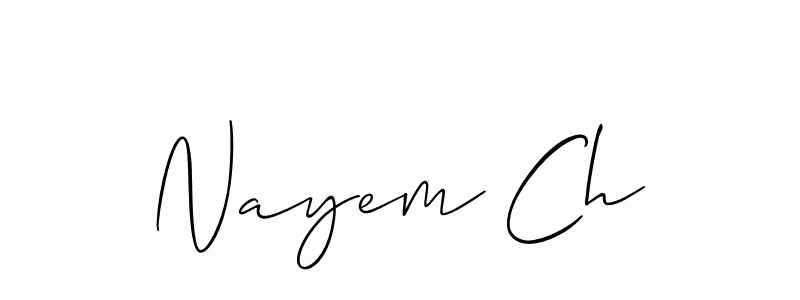 Here are the top 10 professional signature styles for the name Nayem Ch. These are the best autograph styles you can use for your name. Nayem Ch signature style 2 images and pictures png