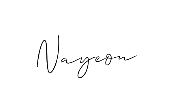 The best way (Allison_Script) to make a short signature is to pick only two or three words in your name. The name Nayeon include a total of six letters. For converting this name. Nayeon signature style 2 images and pictures png