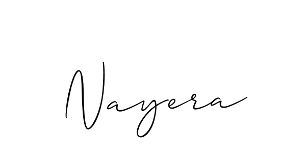 It looks lik you need a new signature style for name Nayera. Design unique handwritten (Allison_Script) signature with our free signature maker in just a few clicks. Nayera signature style 2 images and pictures png