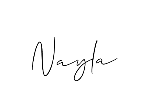 Also You can easily find your signature by using the search form. We will create Nayla name handwritten signature images for you free of cost using Allison_Script sign style. Nayla signature style 2 images and pictures png