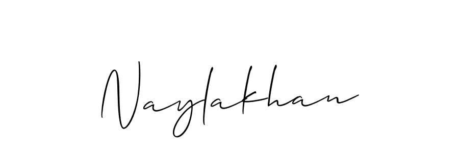 Also we have Naylakhan name is the best signature style. Create professional handwritten signature collection using Allison_Script autograph style. Naylakhan signature style 2 images and pictures png