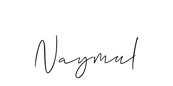 How to Draw Naymul signature style? Allison_Script is a latest design signature styles for name Naymul. Naymul signature style 2 images and pictures png