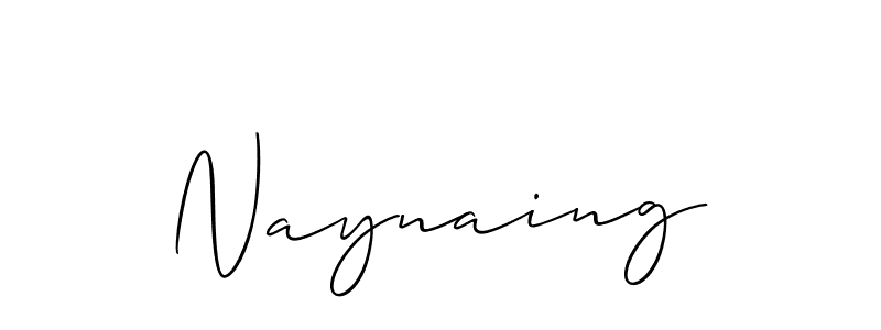 Also we have Naynaing name is the best signature style. Create professional handwritten signature collection using Allison_Script autograph style. Naynaing signature style 2 images and pictures png