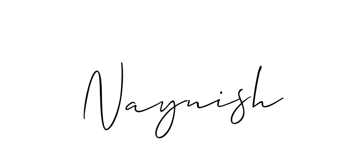 It looks lik you need a new signature style for name Naynish. Design unique handwritten (Allison_Script) signature with our free signature maker in just a few clicks. Naynish signature style 2 images and pictures png