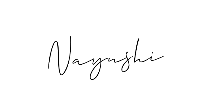 Make a short Naynshi signature style. Manage your documents anywhere anytime using Allison_Script. Create and add eSignatures, submit forms, share and send files easily. Naynshi signature style 2 images and pictures png