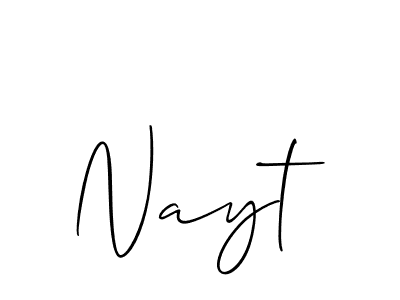Best and Professional Signature Style for Nayt. Allison_Script Best Signature Style Collection. Nayt signature style 2 images and pictures png