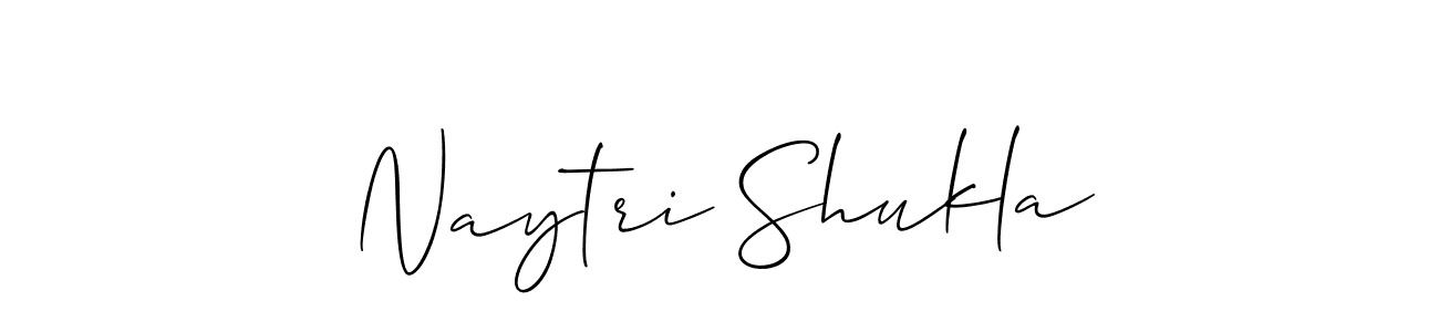 The best way (Allison_Script) to make a short signature is to pick only two or three words in your name. The name Naytri Shukla include a total of six letters. For converting this name. Naytri Shukla signature style 2 images and pictures png
