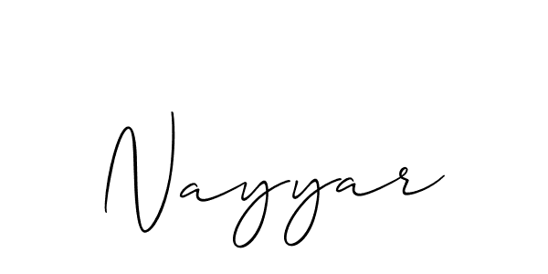 The best way (Allison_Script) to make a short signature is to pick only two or three words in your name. The name Nayyar include a total of six letters. For converting this name. Nayyar signature style 2 images and pictures png