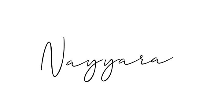 Also You can easily find your signature by using the search form. We will create Nayyara name handwritten signature images for you free of cost using Allison_Script sign style. Nayyara signature style 2 images and pictures png