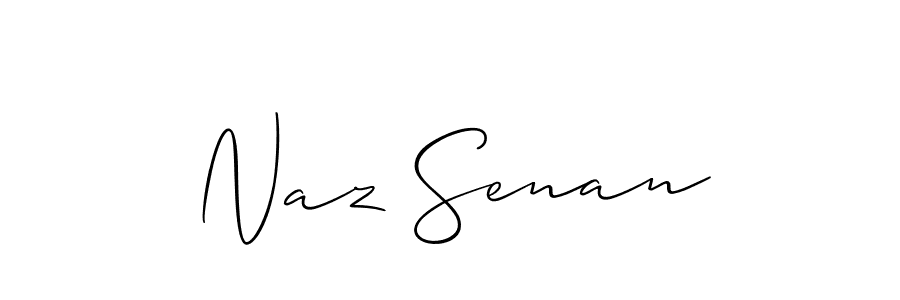 How to Draw Naz Senan signature style? Allison_Script is a latest design signature styles for name Naz Senan. Naz Senan signature style 2 images and pictures png