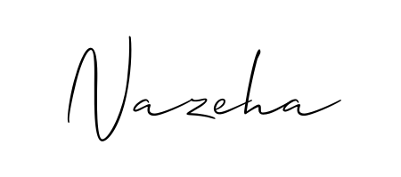 Build your personal autograph collection for name Nazeha with Allison_Script design. Browse, select, and save your favorites. Nazeha signature style 2 images and pictures png