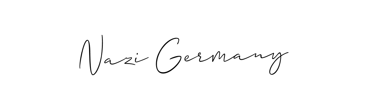 if you are searching for the best signature style for your name Nazi Germany. so please give up your signature search. here we have designed multiple signature styles  using Allison_Script. Nazi Germany signature style 2 images and pictures png