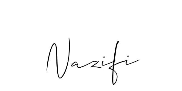 Also You can easily find your signature by using the search form. We will create Nazifi name handwritten signature images for you free of cost using Allison_Script sign style. Nazifi signature style 2 images and pictures png
