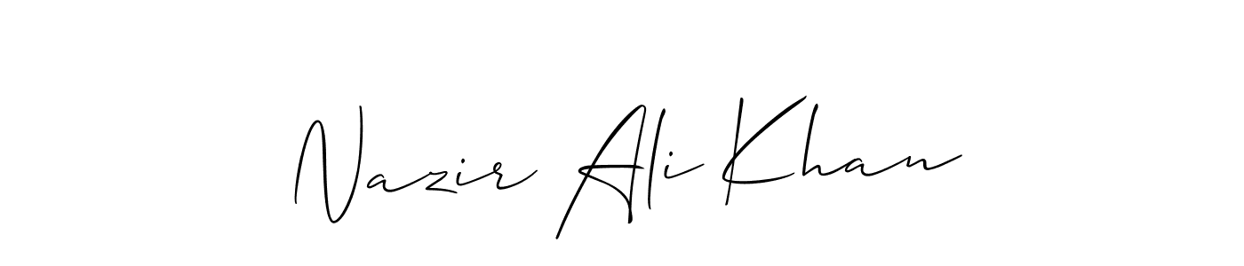 Here are the top 10 professional signature styles for the name Nazir Ali Khan. These are the best autograph styles you can use for your name. Nazir Ali Khan signature style 2 images and pictures png