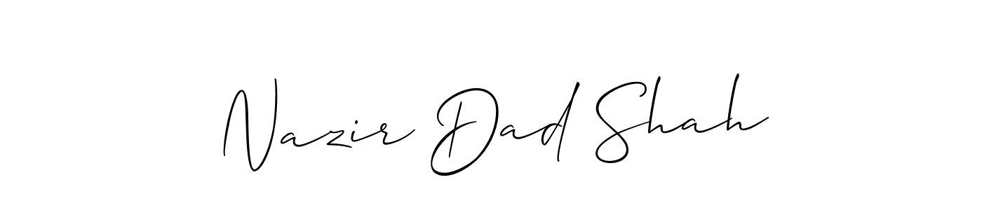 See photos of Nazir Dad Shah official signature by Spectra . Check more albums & portfolios. Read reviews & check more about Allison_Script font. Nazir Dad Shah signature style 2 images and pictures png