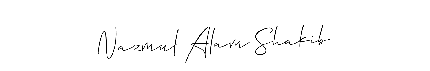 How to Draw Nazmul Alam Shakib signature style? Allison_Script is a latest design signature styles for name Nazmul Alam Shakib. Nazmul Alam Shakib signature style 2 images and pictures png