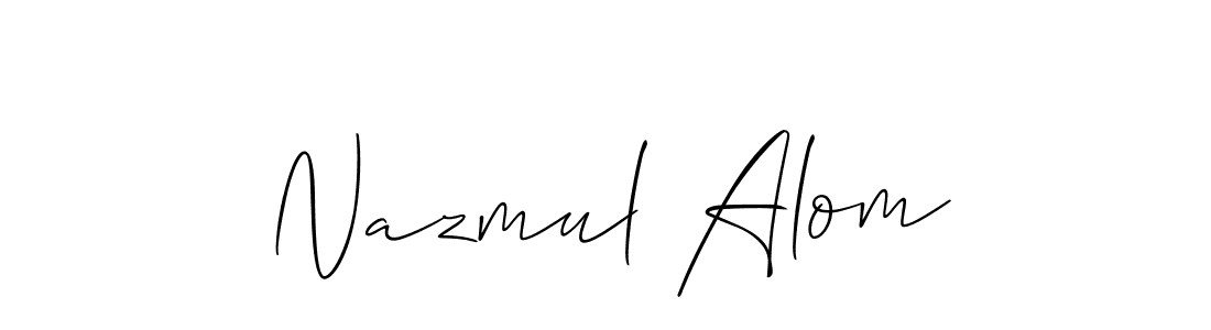 Once you've used our free online signature maker to create your best signature Allison_Script style, it's time to enjoy all of the benefits that Nazmul Alom name signing documents. Nazmul Alom signature style 2 images and pictures png