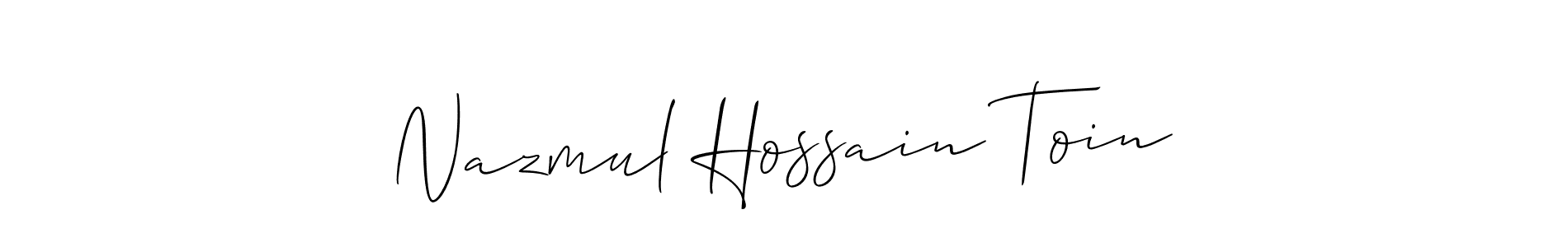 Make a beautiful signature design for name Nazmul Hossain Toin. Use this online signature maker to create a handwritten signature for free. Nazmul Hossain Toin signature style 2 images and pictures png