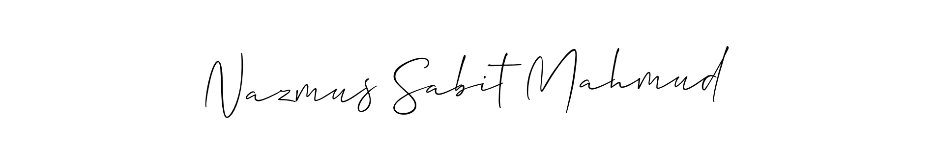 You can use this online signature creator to create a handwritten signature for the name Nazmus Sabit Mahmud. This is the best online autograph maker. Nazmus Sabit Mahmud signature style 2 images and pictures png