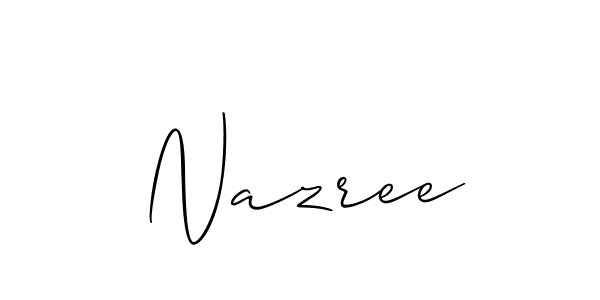 Here are the top 10 professional signature styles for the name Nazree. These are the best autograph styles you can use for your name. Nazree signature style 2 images and pictures png