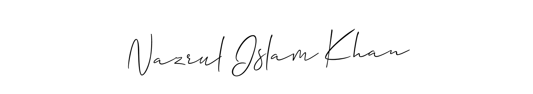 Make a short Nazrul Islam Khan signature style. Manage your documents anywhere anytime using Allison_Script. Create and add eSignatures, submit forms, share and send files easily. Nazrul Islam Khan signature style 2 images and pictures png