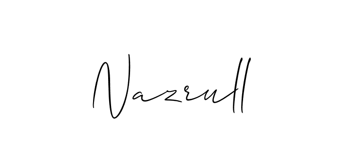 Here are the top 10 professional signature styles for the name Nazrull. These are the best autograph styles you can use for your name. Nazrull signature style 2 images and pictures png
