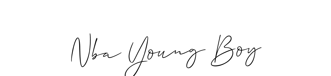 Check out images of Autograph of Nba Young Boy name. Actor Nba Young Boy Signature Style. Allison_Script is a professional sign style online. Nba Young Boy signature style 2 images and pictures png