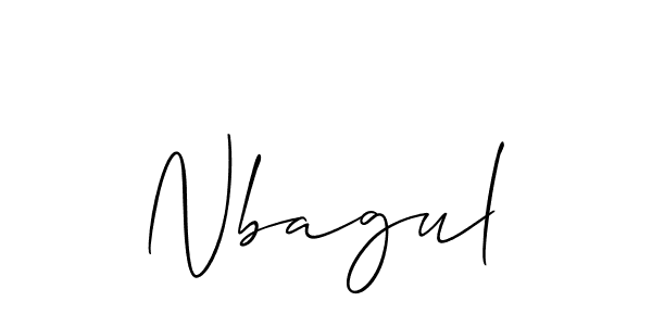 Once you've used our free online signature maker to create your best signature Allison_Script style, it's time to enjoy all of the benefits that Nbagul name signing documents. Nbagul signature style 2 images and pictures png