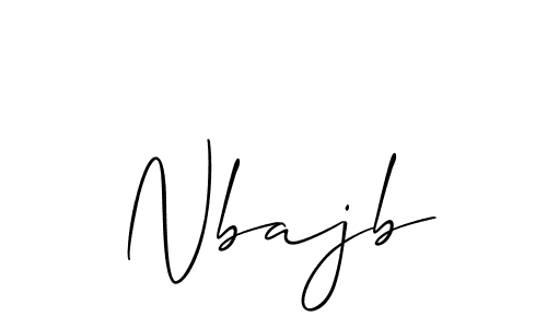 Similarly Allison_Script is the best handwritten signature design. Signature creator online .You can use it as an online autograph creator for name Nbajb. Nbajb signature style 2 images and pictures png