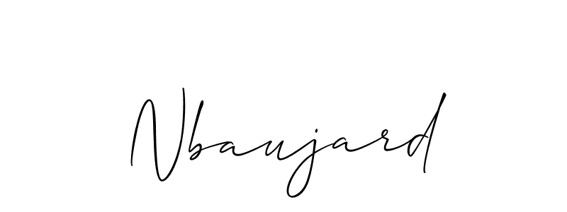 Make a beautiful signature design for name Nbaujard. Use this online signature maker to create a handwritten signature for free. Nbaujard signature style 2 images and pictures png