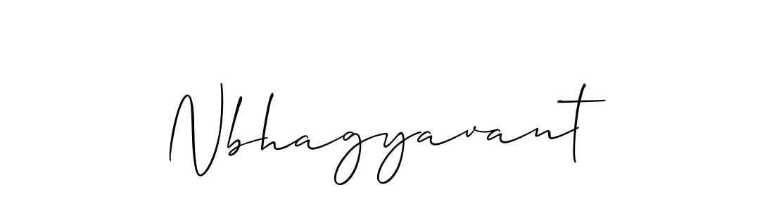 Make a beautiful signature design for name Nbhagyavant. Use this online signature maker to create a handwritten signature for free. Nbhagyavant signature style 2 images and pictures png