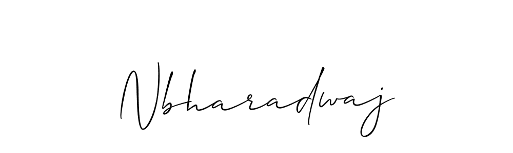 Best and Professional Signature Style for Nbharadwaj. Allison_Script Best Signature Style Collection. Nbharadwaj signature style 2 images and pictures png