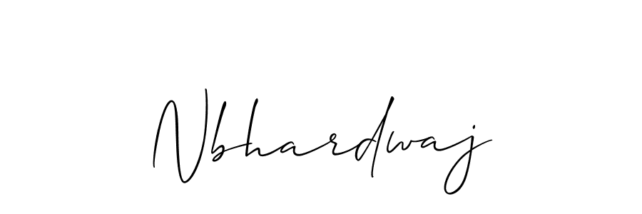 Nbhardwaj stylish signature style. Best Handwritten Sign (Allison_Script) for my name. Handwritten Signature Collection Ideas for my name Nbhardwaj. Nbhardwaj signature style 2 images and pictures png