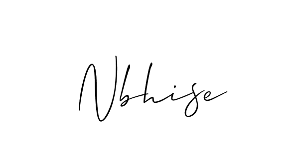 This is the best signature style for the Nbhise name. Also you like these signature font (Allison_Script). Mix name signature. Nbhise signature style 2 images and pictures png