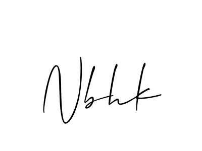 Make a short Nbhk signature style. Manage your documents anywhere anytime using Allison_Script. Create and add eSignatures, submit forms, share and send files easily. Nbhk signature style 2 images and pictures png