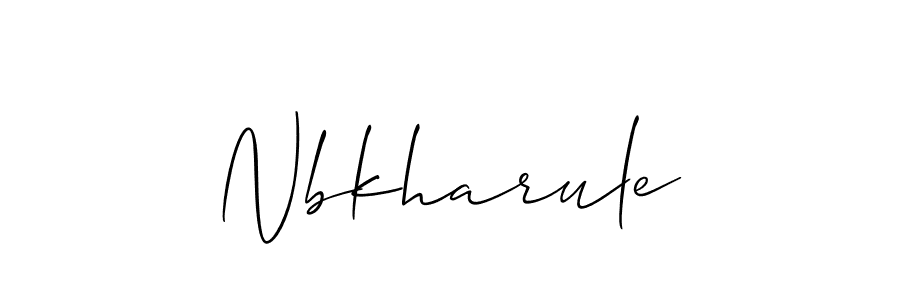 You should practise on your own different ways (Allison_Script) to write your name (Nbkharule) in signature. don't let someone else do it for you. Nbkharule signature style 2 images and pictures png