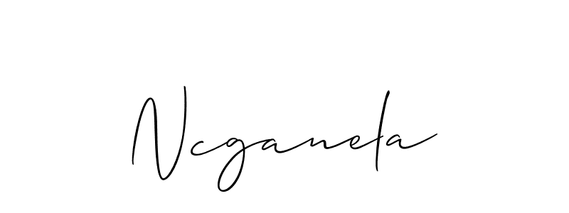 It looks lik you need a new signature style for name Ncganela. Design unique handwritten (Allison_Script) signature with our free signature maker in just a few clicks. Ncganela signature style 2 images and pictures png