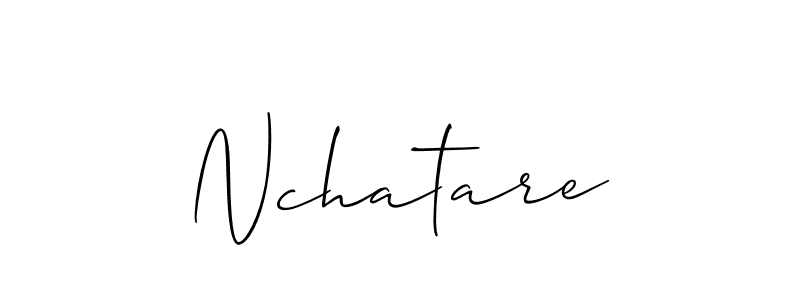 Make a beautiful signature design for name Nchatare. Use this online signature maker to create a handwritten signature for free. Nchatare signature style 2 images and pictures png