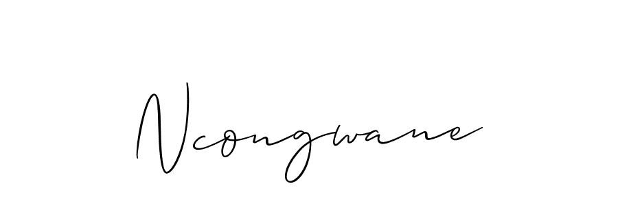 Best and Professional Signature Style for Ncongwane. Allison_Script Best Signature Style Collection. Ncongwane signature style 2 images and pictures png