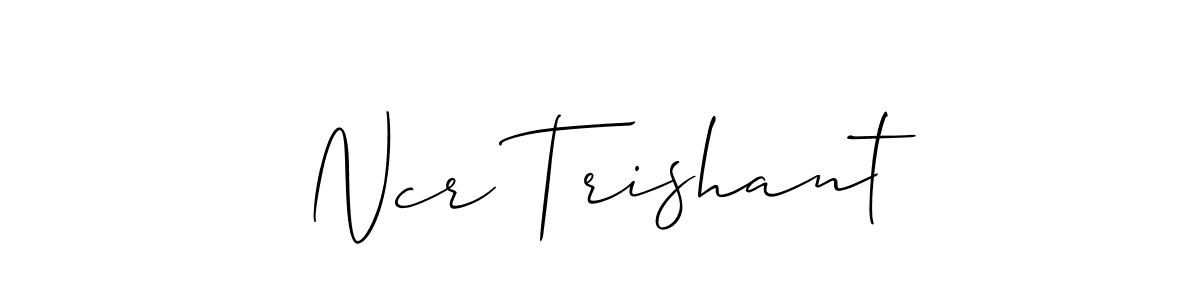 Check out images of Autograph of Ncr Trishant name. Actor Ncr Trishant Signature Style. Allison_Script is a professional sign style online. Ncr Trishant signature style 2 images and pictures png
