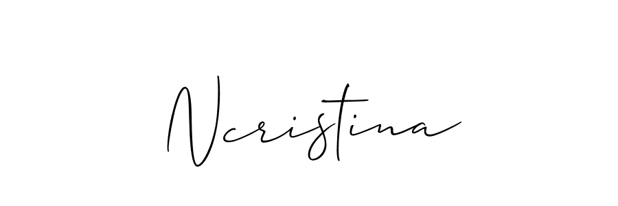 Check out images of Autograph of Ncristina name. Actor Ncristina Signature Style. Allison_Script is a professional sign style online. Ncristina signature style 2 images and pictures png