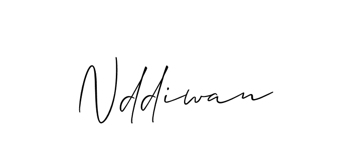 Best and Professional Signature Style for Nddiwan. Allison_Script Best Signature Style Collection. Nddiwan signature style 2 images and pictures png