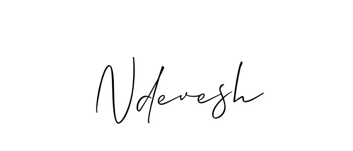 You can use this online signature creator to create a handwritten signature for the name Ndevesh. This is the best online autograph maker. Ndevesh signature style 2 images and pictures png