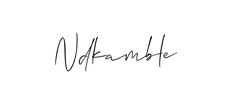 Best and Professional Signature Style for Ndkamble. Allison_Script Best Signature Style Collection. Ndkamble signature style 2 images and pictures png