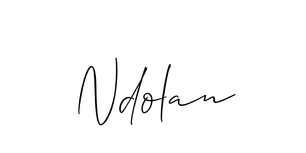 It looks lik you need a new signature style for name Ndolan. Design unique handwritten (Allison_Script) signature with our free signature maker in just a few clicks. Ndolan signature style 2 images and pictures png