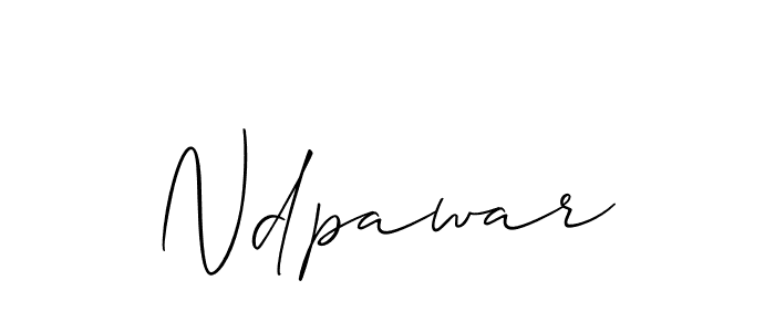 Also You can easily find your signature by using the search form. We will create Ndpawar name handwritten signature images for you free of cost using Allison_Script sign style. Ndpawar signature style 2 images and pictures png