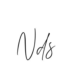 if you are searching for the best signature style for your name Nds. so please give up your signature search. here we have designed multiple signature styles  using Allison_Script. Nds signature style 2 images and pictures png